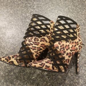 Cheetah Print Booties